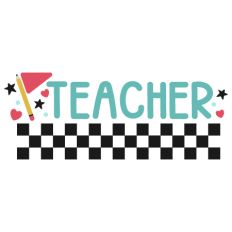 Teacher Racing Stripes