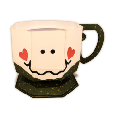Snowman Tea Cup Form