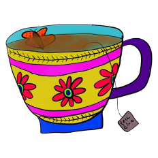 Tea Cup Sticker