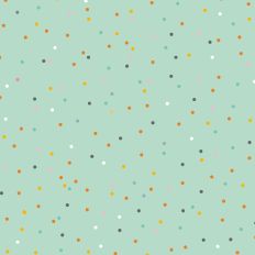 Teal Dots Halloween Background Pattern