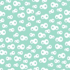 Teal Googly Eyes Background Pattern
