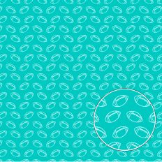 Teal American Football Background Pattern
