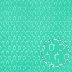 Teal Teacher Cup Background Pattern