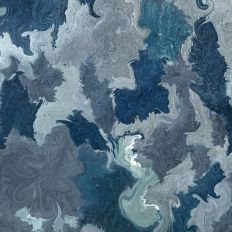 Abstract Teal Camo Bark Pattern Fillable Shapes Background