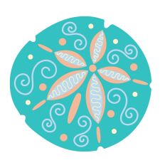 Layered Intricate Sand Dollar SVG – Beach Cut File