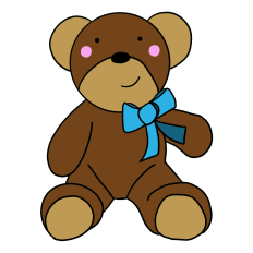 Cute Teddy Bear Sticker