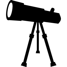 Telescope Silhouette