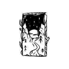 door window adventure illustration