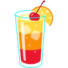 Tequila Sunrise Cocktail