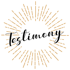 Testimony Word Art Decal | Christian Iron-On SVG | Faith T-Shirt Design