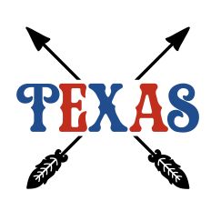 Texas and Crossed Arrows Design