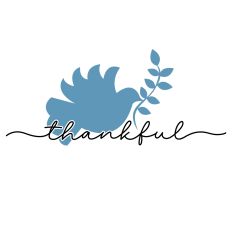 Thankful Dove Word
