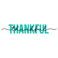 Thankful Layered Word
