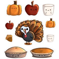 Thanksgiving Sticker Sheet