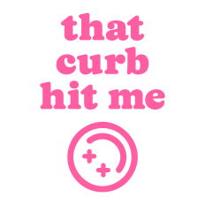 That Curb Hit Me Motel Keychain SVG | Motel Keychain Design
