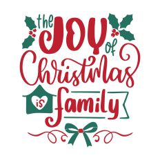 The Joy of Christmas is Family