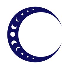 Mystical Moon SVG Cut File