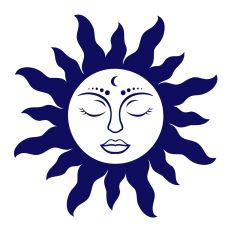 Mystical Sun SVG Cut File