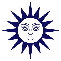 Mystical Sun SVG Cut File