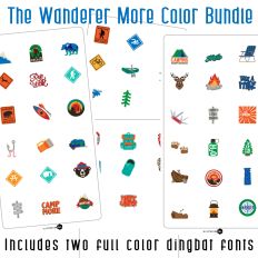 The Wanderer More Color Font Bundle