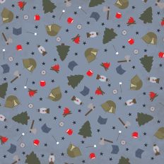 Scattered Camping Paper Design