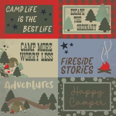 Paper Camping Postcards