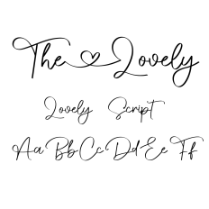 The Lovely Font