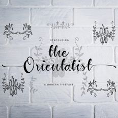 The Orientalist Font