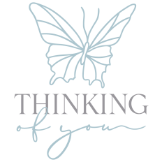 Thinking Of You Butterfly Art