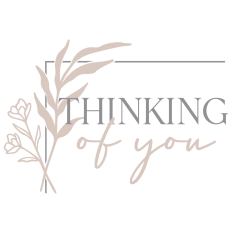 Thinking Of You With Botanical Border