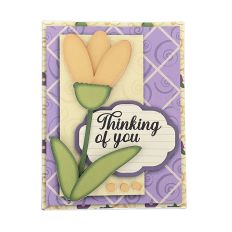 Thinking Of You Decoupage Layered Card Printable