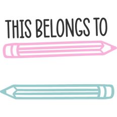 This Belongs To Pencil