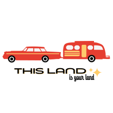 Retro This Land is Your Land Word Art