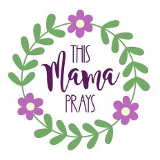 This Mama Prays SVG – Floral Faith-Based Cut File for Silhouette Studio