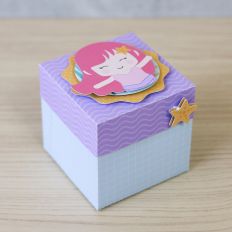 Mermaid Large Cube Box