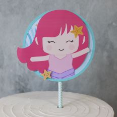 Mermaid Cake topper