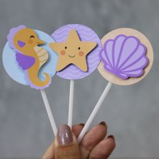 Mermaid Cupcake topper