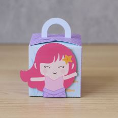 Mermaid Cube box with handle
