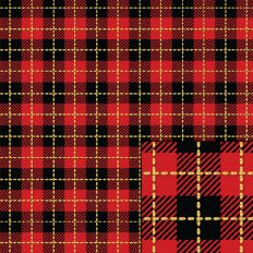 Red Buffalo Plaid Background