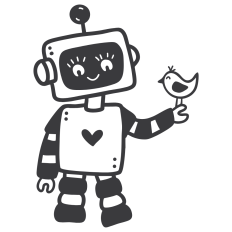 Robot and Bird