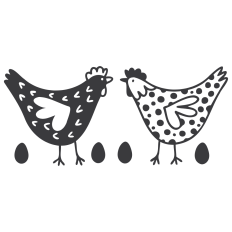 Chickens and their Eggs