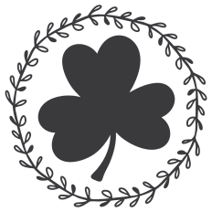 Shamrock and Wreath