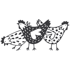 Three Chickens