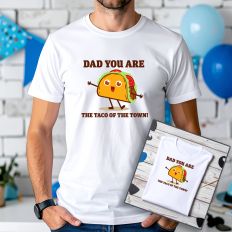 CBDA DAD TACO OF THE TOWN VINYL T-SHIRT