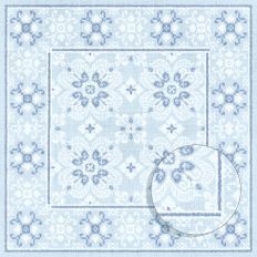 CBDA DITDOT BORDER BLUE