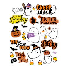 CBDA HALLOWEEN BOO CREW STICKER SHEET