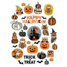 CBDA HALLOWEEN HOOT STICKER SHEET