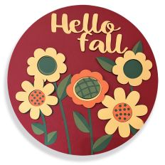 CBDA HELLO FALL WALL ART