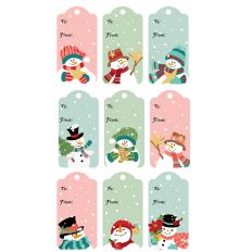 CBDA SNOWMAN TAGS