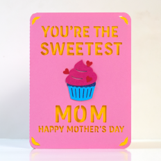 Cupcake Mother's Day Card